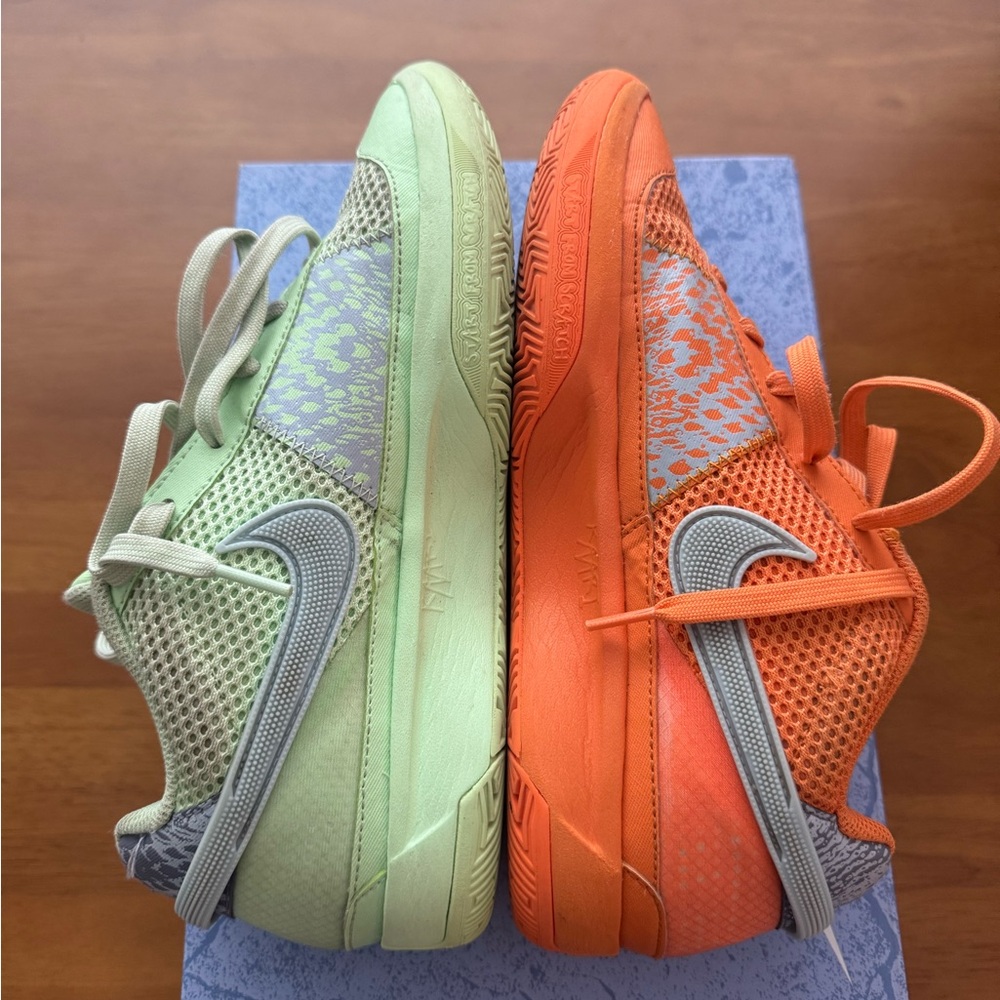 JA 1 Bright mandarin/Multi Color Size 7